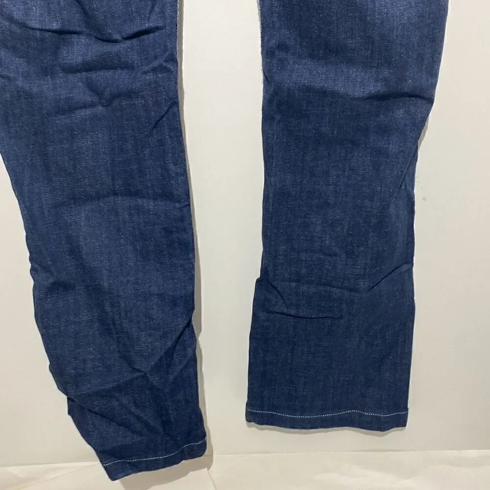 Rock and Roll Cowgirl Women's Blue‎ Embellished Low Rise Jeans Size 33X34